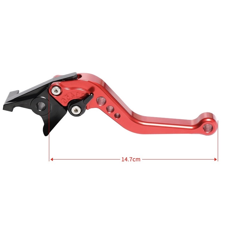 Motorcycle brake clutch lever handlebar assembly for street bike modification