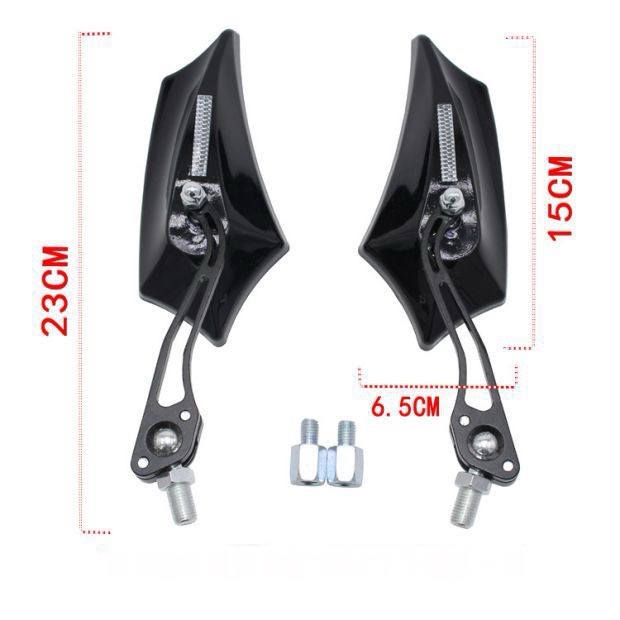 Modified motorcycle rearview mirror for scooter
